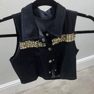 Weissman Gray Denim Vest
